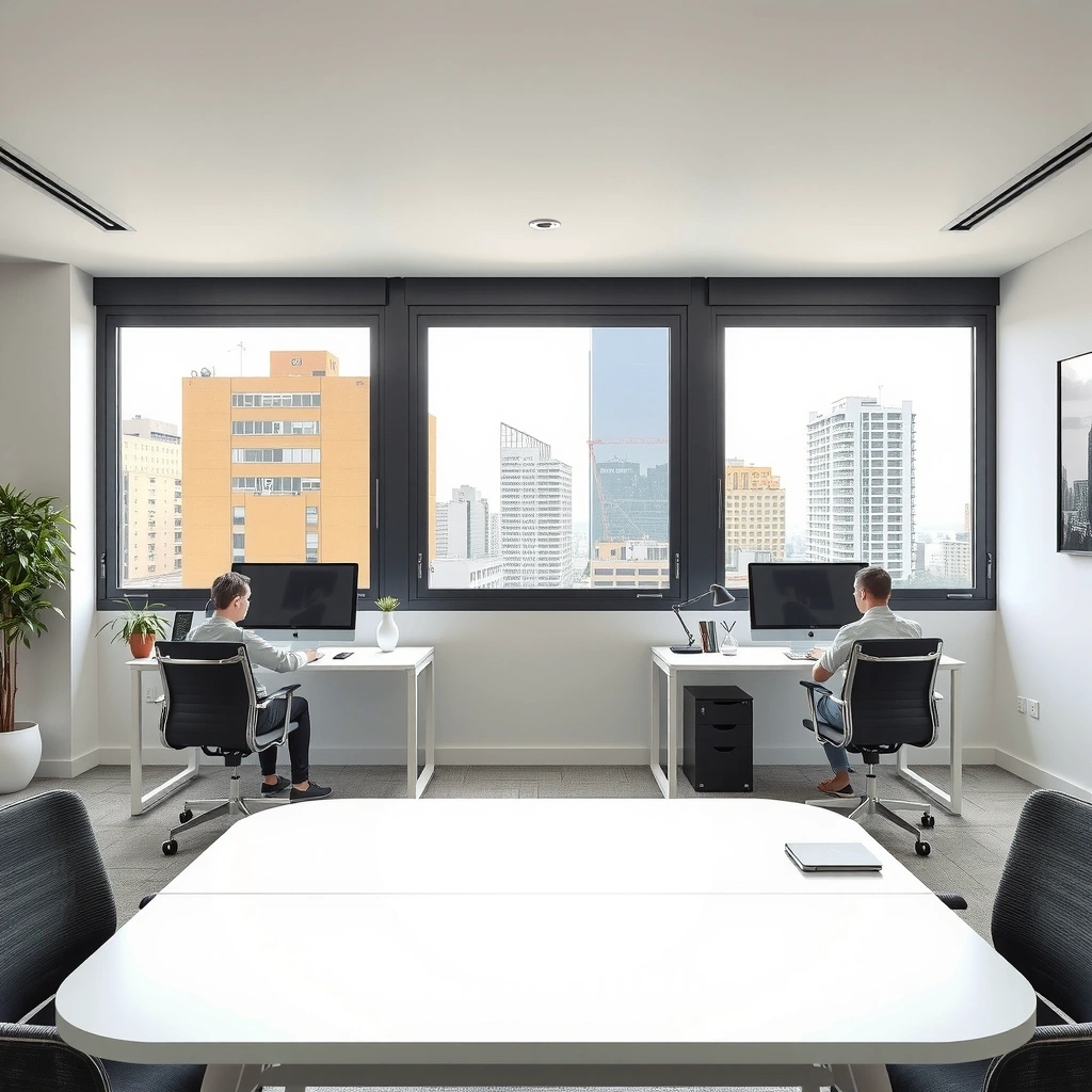 Modern office workspace in Quezon City