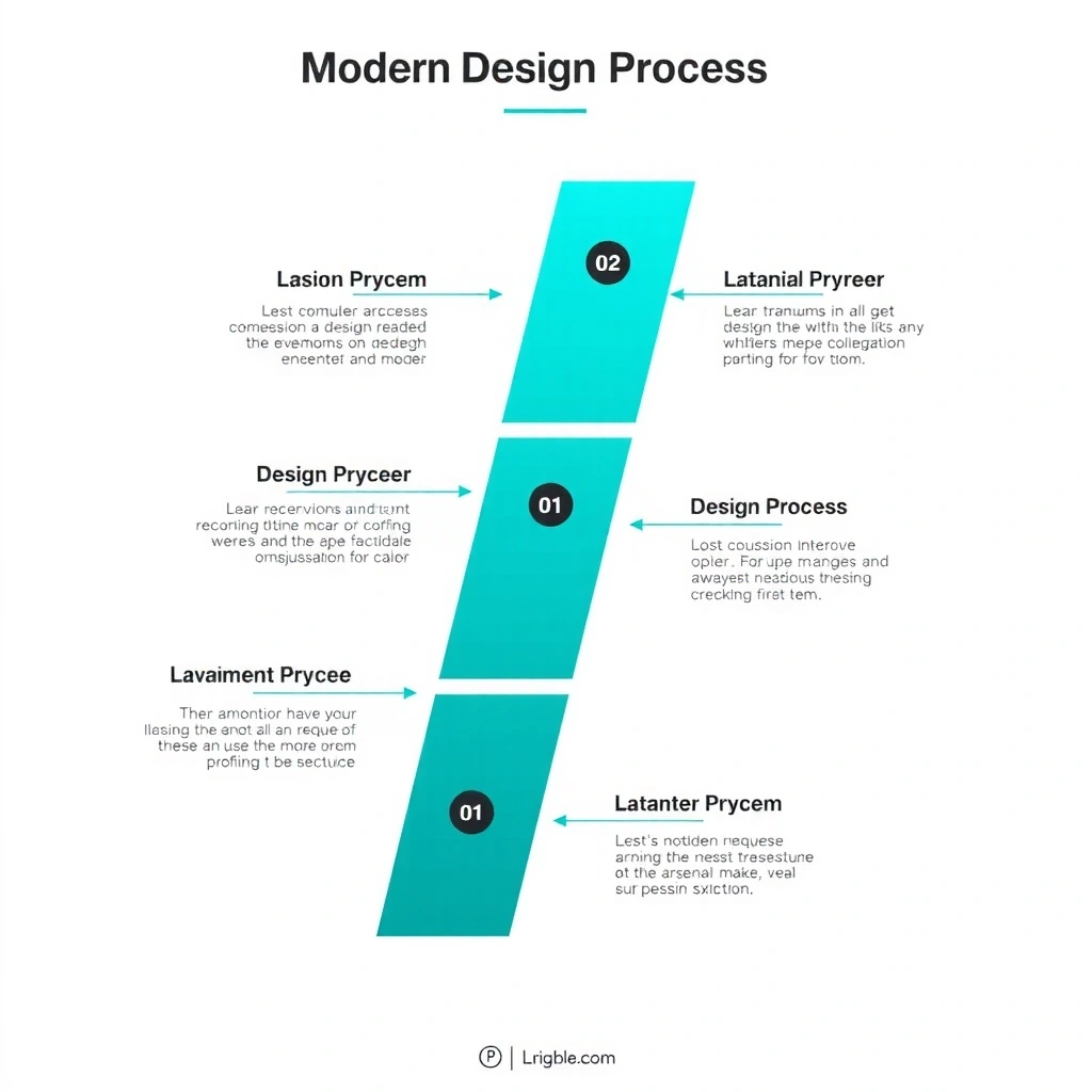 Design process workflow illustration